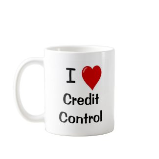 I Love Credit Control - Triple Sided mug