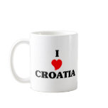 I Love Croatia mugs