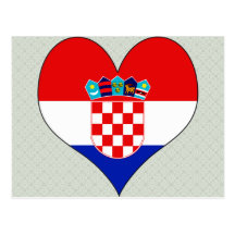 I Love Croatia Postcard