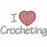 I Love Crocheting embroidered shirts