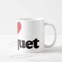 I Love Croquet Coffee Mug