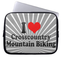 I love Crosscountry Mountain Biking Computer Sleeves