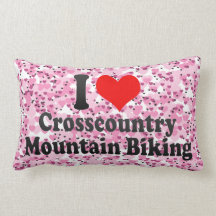 I love Crosscountry Mountain Biking Pillows
