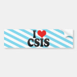 I Love CSIS Bumper Sticker