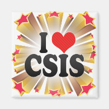 I Love CSIS Magnet