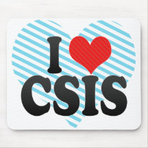 I Love CSIS Mousepads