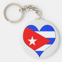 I Love Cuba Key Chains