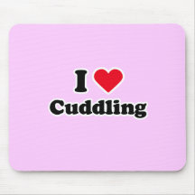I love cuddling mouse mats