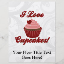 I Love Cupcakes Full Colour Flyer