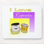 I Love Cupcakes Mousepad