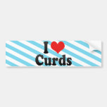 I Love Curds Bumper Sticker
