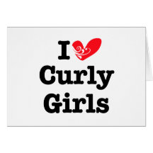 I Love Curly Girls Cards