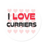 I LOVE CURRIERS stickers