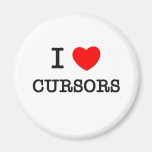 I Love Cursors Magnets