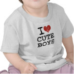 i love cute boys t shirt
