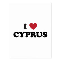 I Love Cyprus Post Card