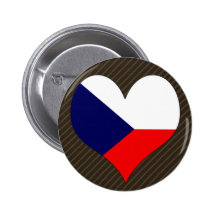 I Love Czech Pin