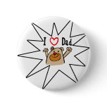 I love Dad bear buttons