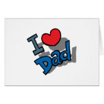 I Love Dad cards