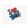 I Love Dad Postcard