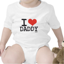 I LOVE DADDY BABY BODYSUIT