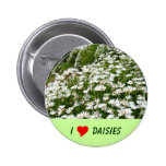 I Love Daisies Buttons