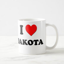 I Love Dakota Coffee Mug