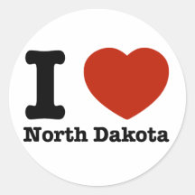 I Love Dakota Sticker