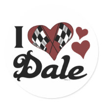 I Love Dale Sticker