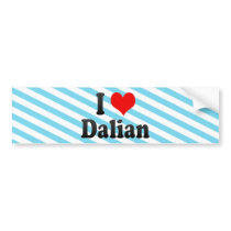 I Love Dalian, China. Wo Ai Dalian, China Bumper Sticker
