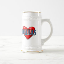 I love Dallas Texas Coffee Mug