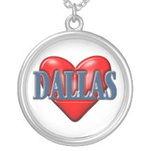 I love Dallas Texas Necklace