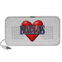 I love Dallas Texas Notebook Speaker