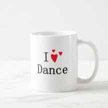 I Love Dance Mug