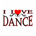 I Love Dance t-shirts