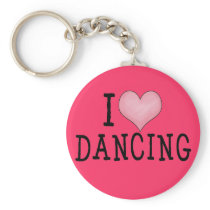 I Love Dancing Key Chains