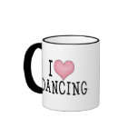 I Love Dancing Coffee Mugs