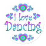 I Love Dancing stickers