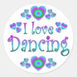 I Love Dancing Stickers