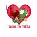 I love Daniel the Turtle t-shirts