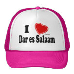 I Love Dar es Salaam Mesh Hat