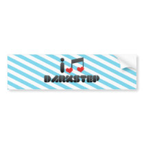 I Love Darkstep bumper stickers