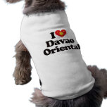 I Love Davao Oriental pet clothing