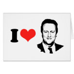 I Love David Cameron Cards
