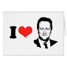 I Love David Cameron Cards