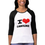 I Love Dawkins t-shirts
