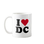I LOVE DC mugs