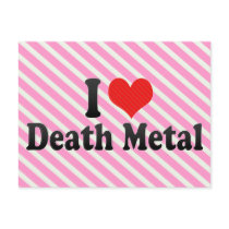I Love Death Metal Post Cards
