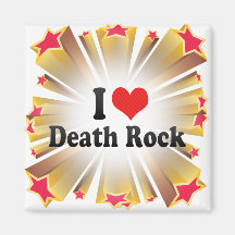 I Love Death Rock Refrigerator Magnets
