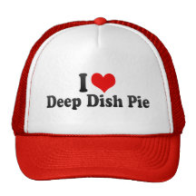I Love Deep Dish Pie Mesh Hats